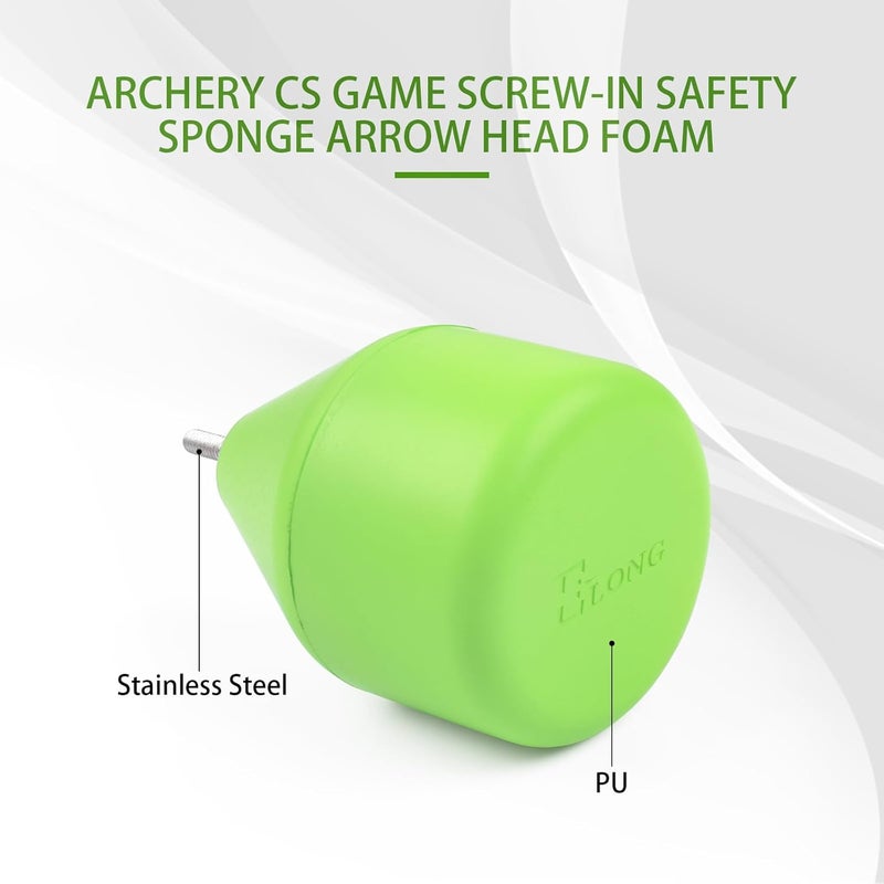 TY Archery Braodheads Foam Arrow Tips Arrow Heads Game Practice Soft Sponge EVA for Archery Combat Game CS Shooting Outdoor Sport - Image 3
